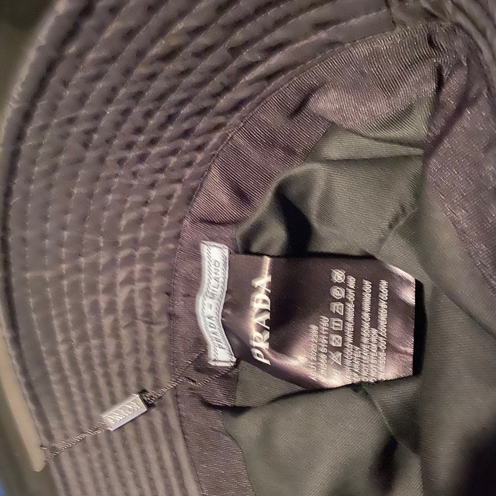 Prada rain cap